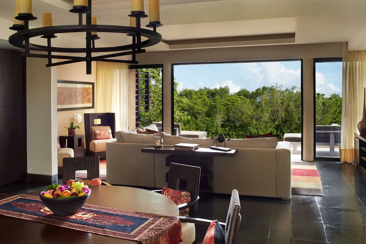 Banyan Tree Mayakoba Two-Bedroom Family Residence - Living Room (1)_0