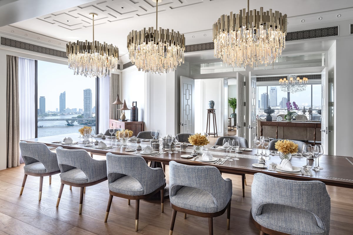 Mandarin Oriental, Bangkok, Thajsko – Bangkok Oriental Suite - dining area